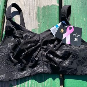 Wacoal Size 42DDD Black The Awareness Bra NWT